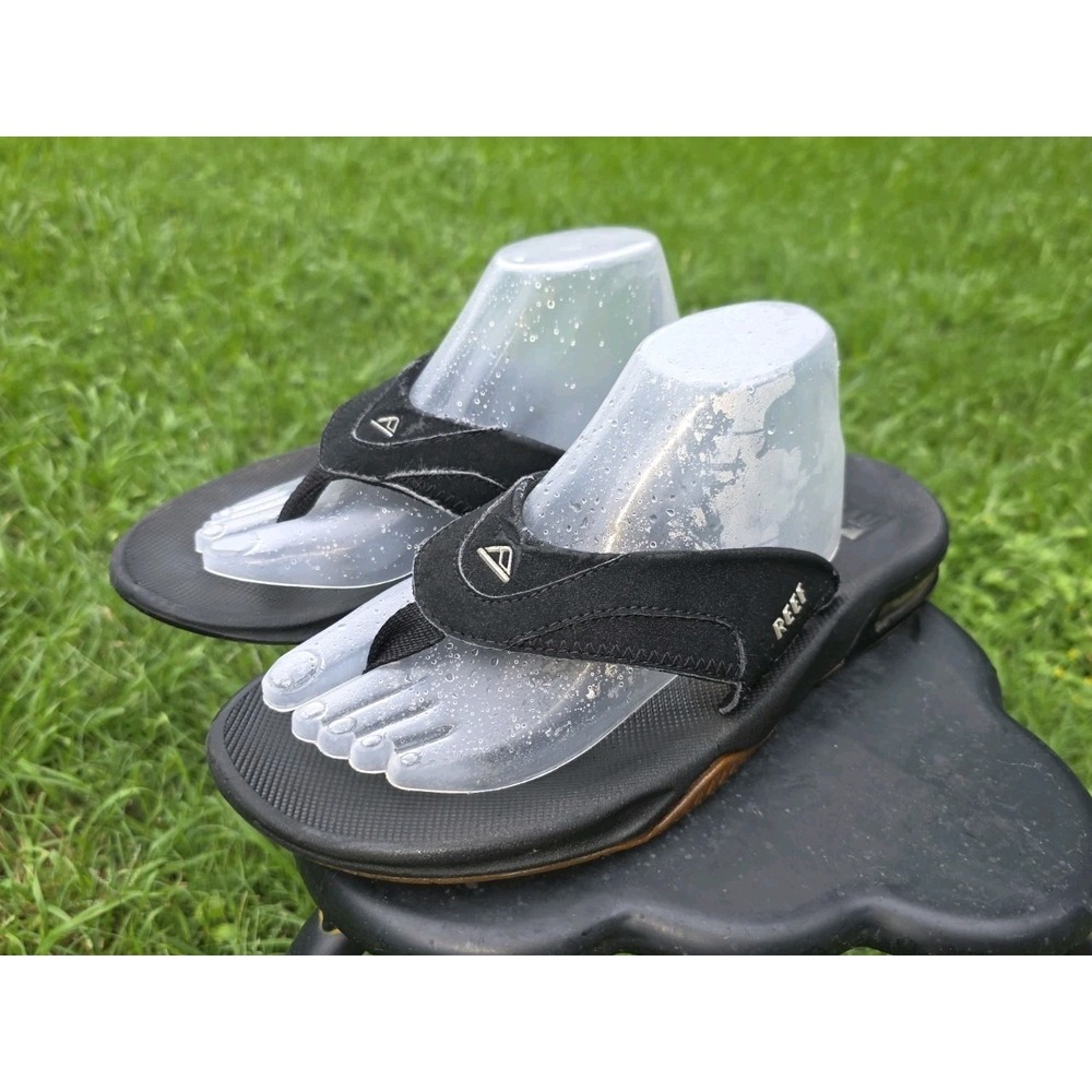 Reef Fanning Sandals - Men's - 11 / Black/Silver